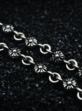 十字架钛钢朋克风项链周柏豪同款