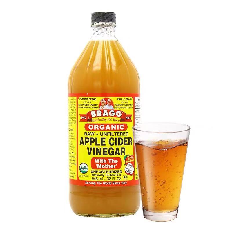 美国进口Bragg organic apple cider vinegar苹果醋946ml无糖零脂-图3