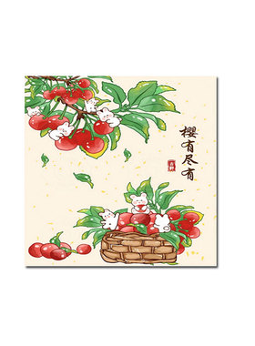 兔年新中式民俗祝福兔子卧室自粘画好事发生大有前途客厅装饰贴画