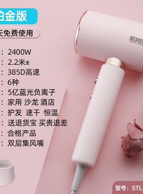 斯特朗电吹风机家用大风力负离子