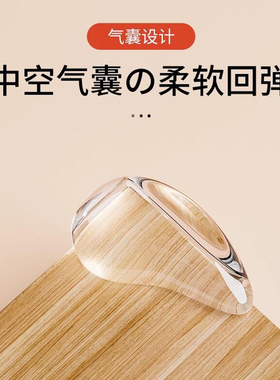 防撞垫门把手防撞贴可爱猫爪立体硅胶门挡卧室门阻器门碰装饰墙贴