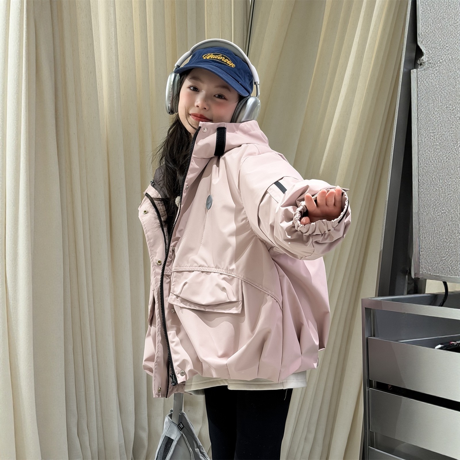 儿童可拆卸冲锋衣羽绒服2025冬款女童连帽二合一保暖外套夹克棉服,淘宝优惠券,粉丝福利购,淘宝优惠卷