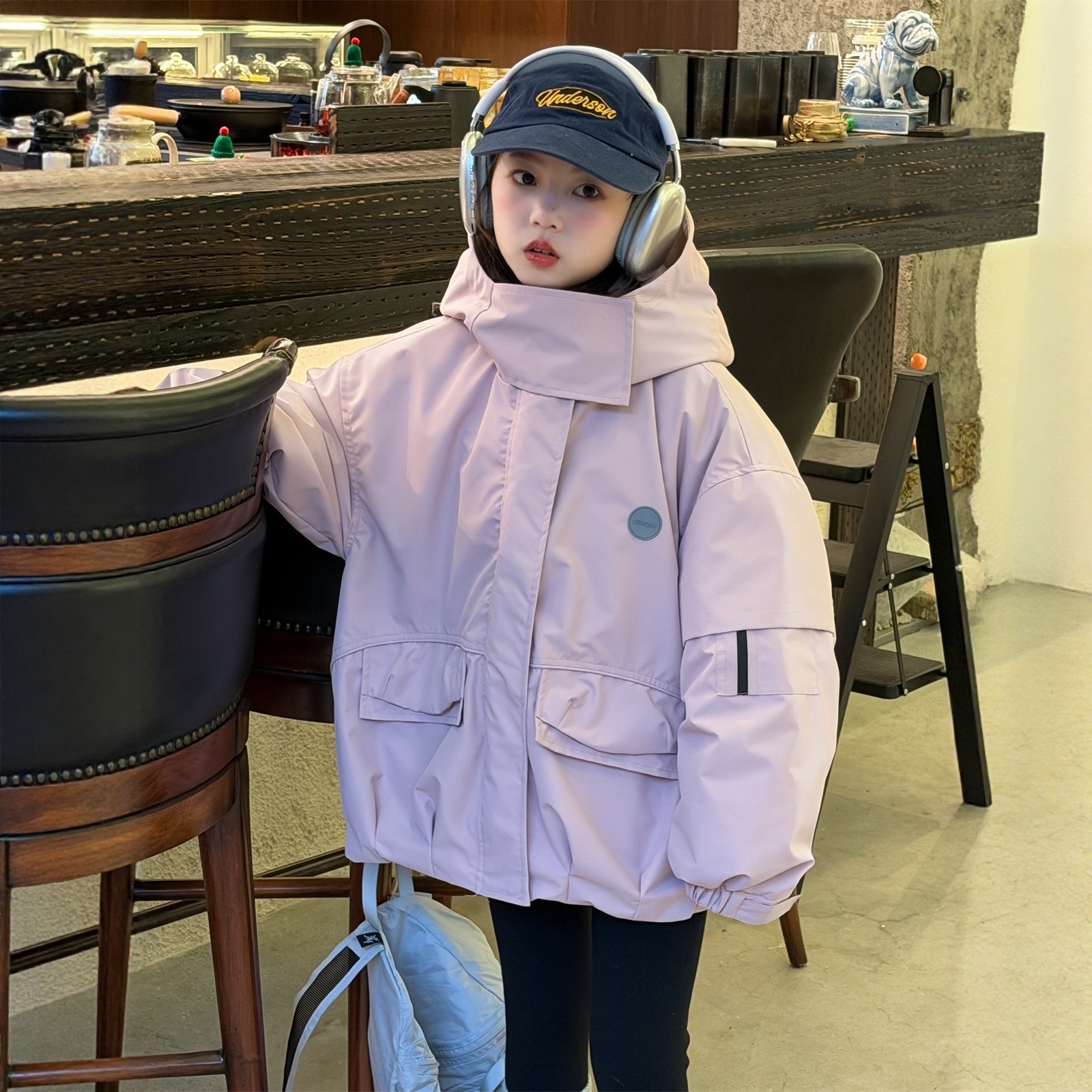 儿童可拆卸冲锋衣羽绒服2025冬款女童连帽二合一保暖外套夹克棉服,淘宝优惠券,粉丝福利购,淘宝优惠卷