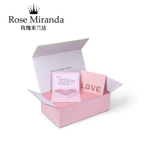 免费代写Rose Miranda定制立体高级仪式感贺卡情侣闺蜜成人礼送礼 - 图3