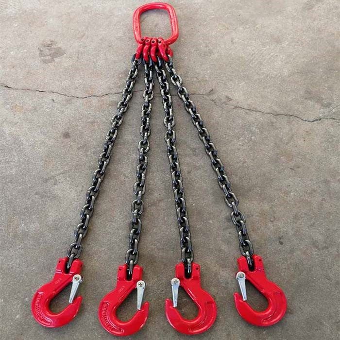 起重链条吊索具吊钩双腿四腿挂钩吊具行车吊车模具g80锰钢吊链