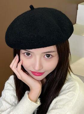 Winter Women Wool Berets French Artist Style Warm Beanie Hat