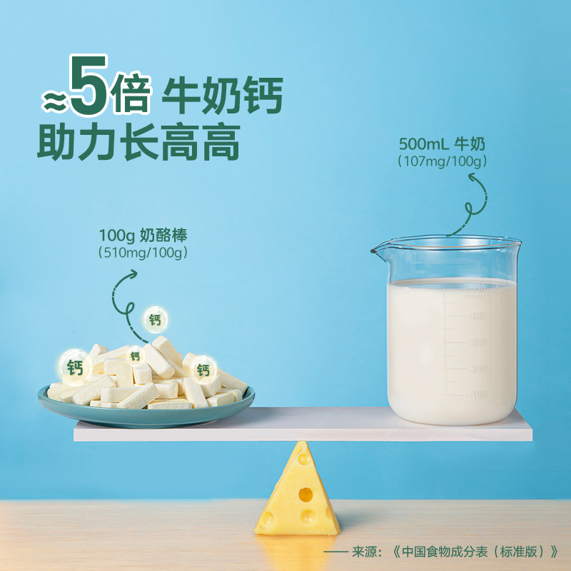 宝宝馋了无添加儿童零食冻干奶酪棒 宝宝馋了奶酪