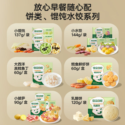 【包点99元到手7件】馋宝厨房X宝宝馋了馒头儿童早餐速食半成品 - 图2