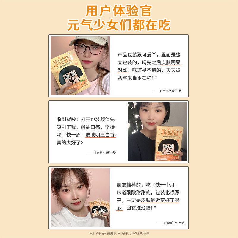 甘望星西西卡正品胶原蛋白肽口服精华液 热品库 性价比省钱购