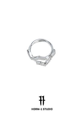 horm-1女简约风锆石戒指