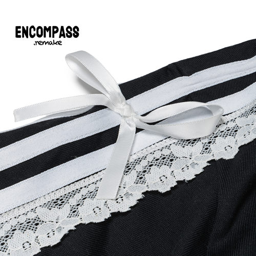 Adidas/阿迪达斯 Remake 大logo芭蕾风蝴蝶结蕾丝短袖女ENCOMPASS - 图2