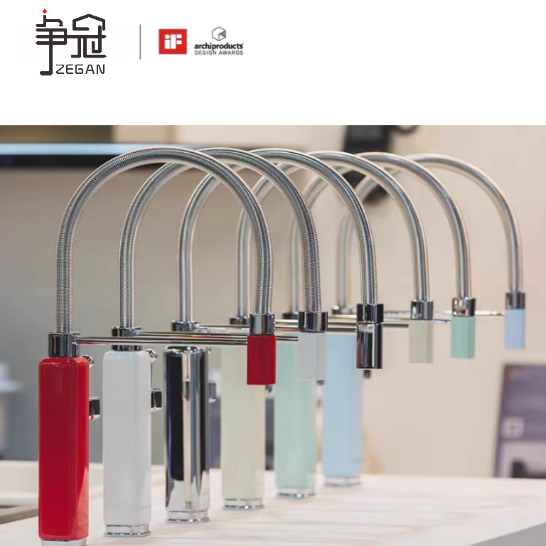 争冠复古二合一冷热伸缩抽拉厨房小圆 槽单槽小叮当菜盆龙头全铜,淘宝优惠券,粉丝福利购,淘宝优惠卷