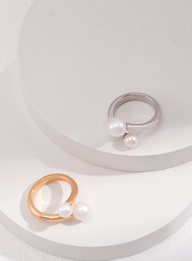 法式复古S925纯银小众设计戒指