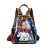 Fashionable Color Elephant Women's Bag Backpack Large Capacity Ethnic Style Jixiang Women's Casual Travel Bag Messenger Bag Student Bag