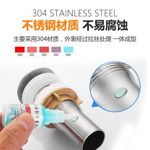 洗脸盆水盆加厚全套下水器防臭洗手盆短款玻璃面盆去水器总成配件 - 图1