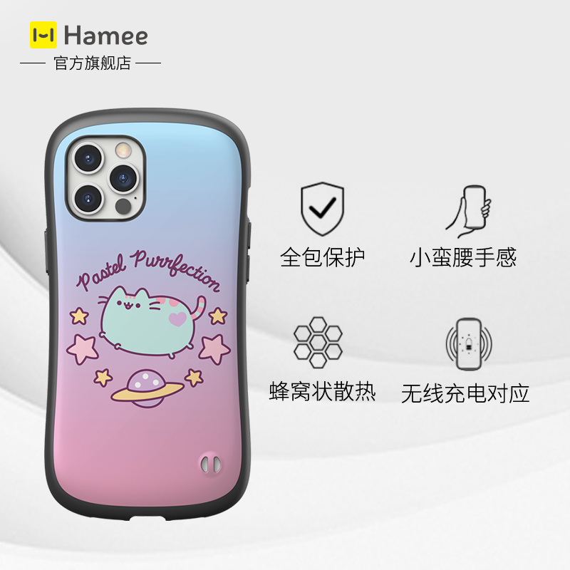 适用于iPhone12promax苹果12mini胖吉猫防摔iFace手机壳新Hamee-图1