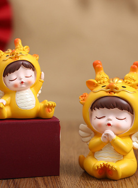 生肖龙宝宝可爱国潮龙年吉祥物