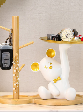 入户玄关钥匙收纳摆件客厅装饰品