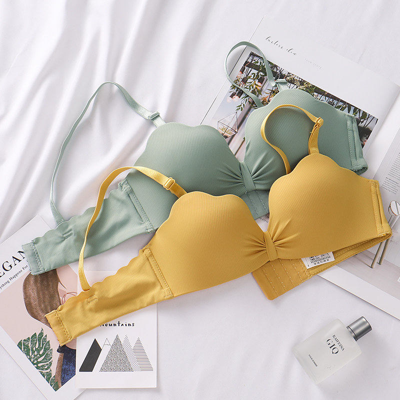 女调整型小胸无钢圈高中生性感胸罩 colorfulseven服饰文胸