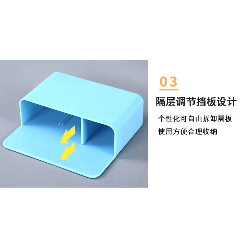 多功能强力磁性可挂可立式粉笔白板笔筒绿板黑板擦收纳整理存放盒 - 图2