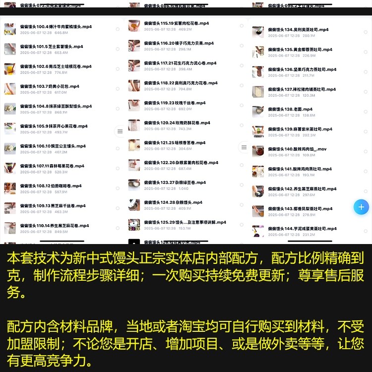 新中式馒头教程花样国潮中式馒头配方卡通果蔬包花卷小吃制作技术,淘宝优惠券,粉丝福利购,淘宝优惠卷