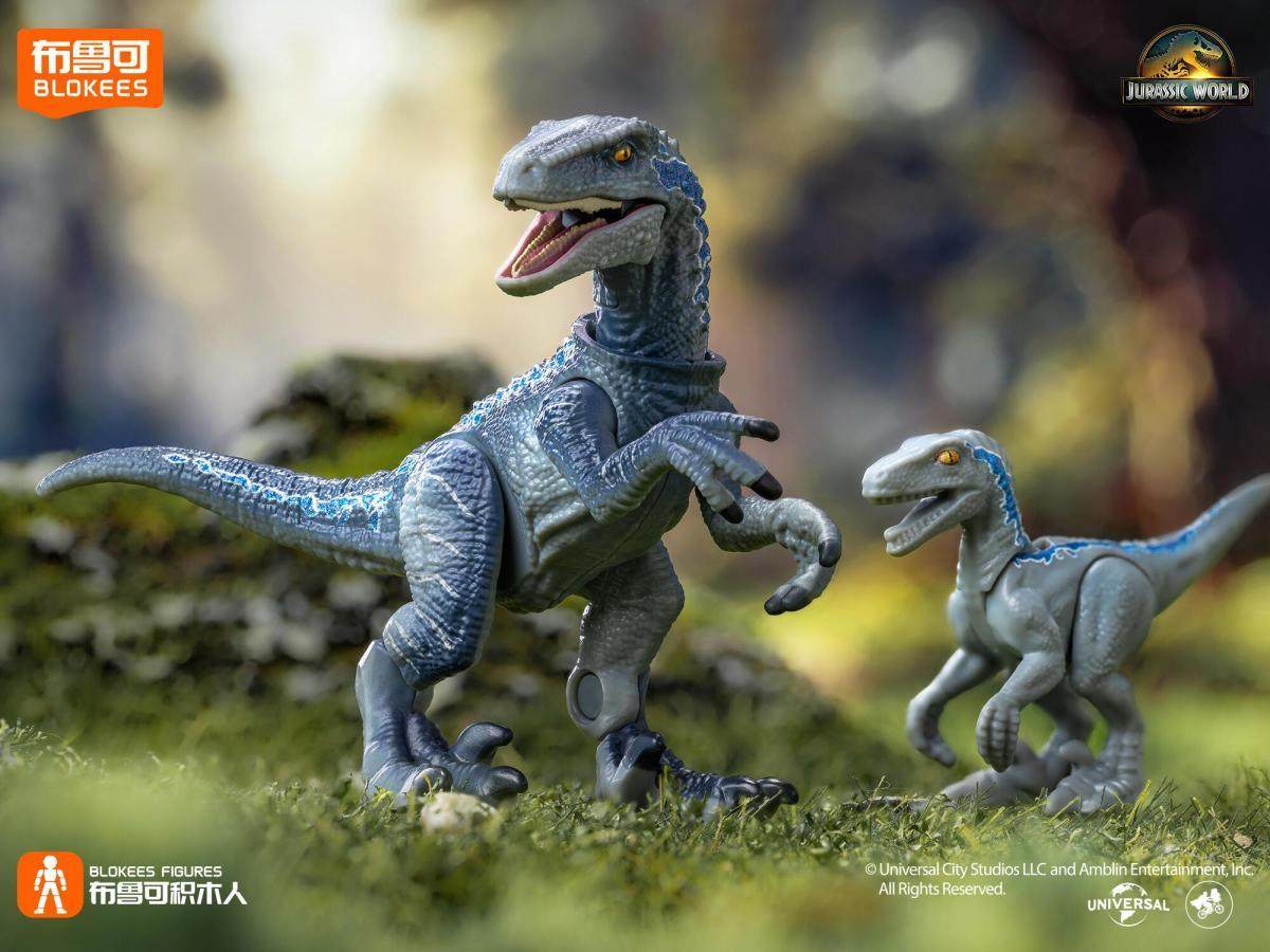 布鲁可积木人侏罗纪世界自然集恐龙玩具霸王龙迅猛龙模型手办礼物,淘宝优惠券,粉丝福利购,淘宝优惠卷