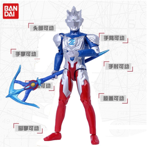 BANDAI万代泽塔奥特曼阿尔法装甲豪华版超可动人偶德尔塔模型玩具 - 图0
