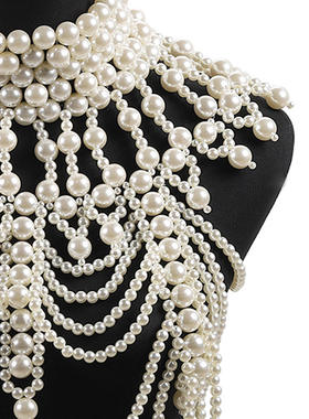 珍珠母贝水波链韩国东大门项链