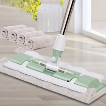 David Hands Free Wash Flat Mop Cloth Replacement Flat Drag Home Scrape Diviner Floor Sloth a net clip cloth style