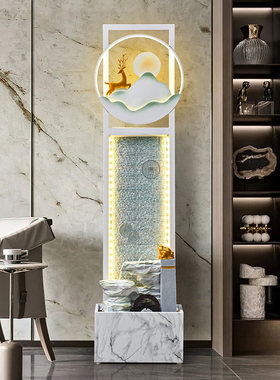 轻奢流水摆件循环水幕墙