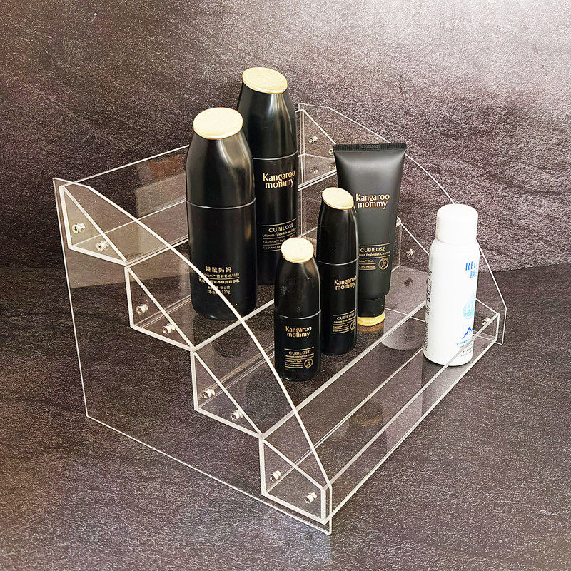 亚克力化妆品粉饼收纳架有机玻璃手办陈列架护肤品架子香水摆放架,淘宝优惠券,粉丝福利购,淘宝优惠卷