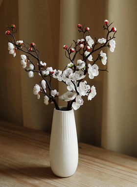 仿真花梅花枝假花桃花过年腊梅