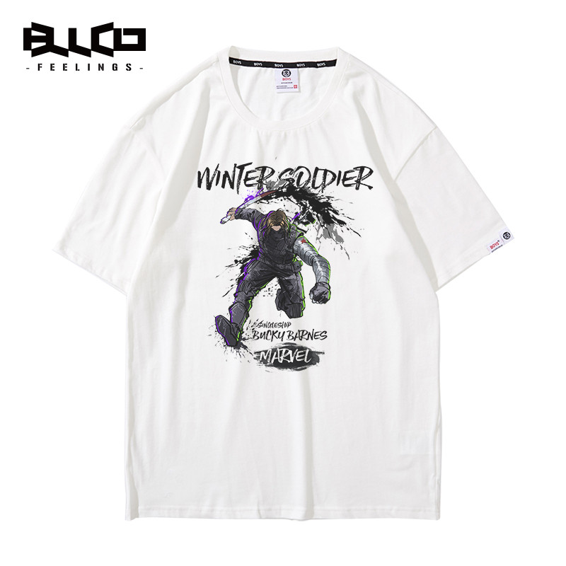 蚁人 漫威联名x战警短袖t恤男marvel纪念衣服蚁人电影黑豹周边冬兵美队 图片价格品牌报价 原仓数据