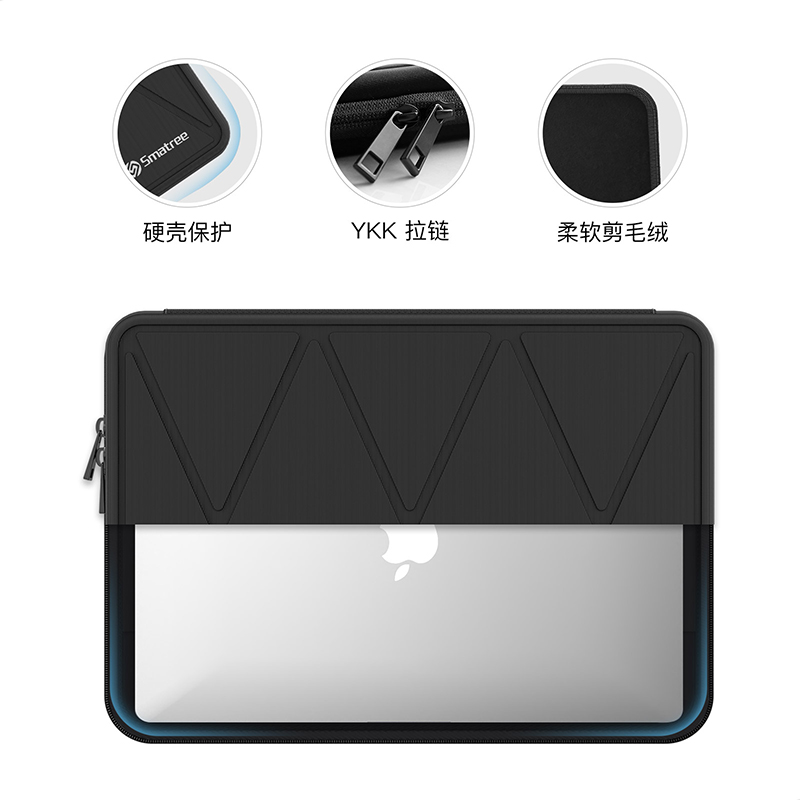 Smatree适用2023新款MacbookPro16寸14寸笔记本电脑硬壳内胆包硬壳防压 - 图1