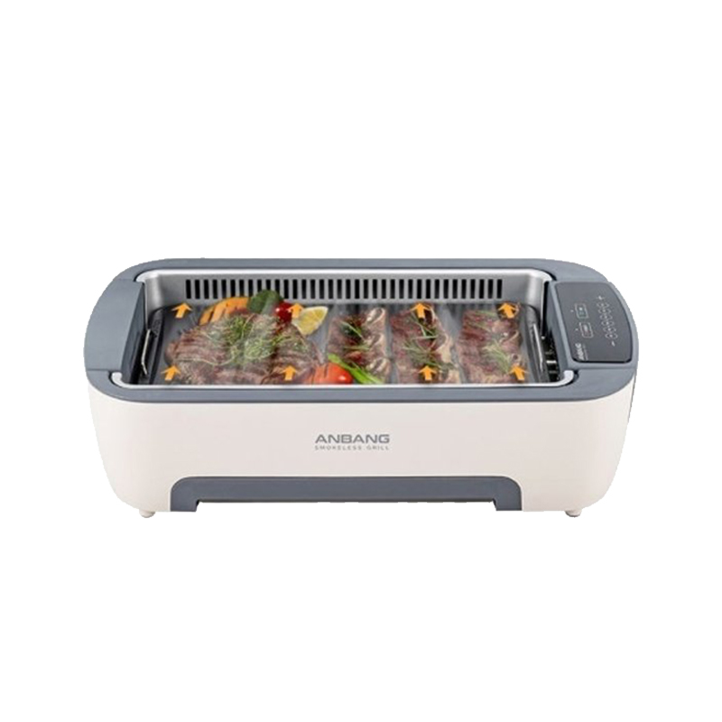 韩国安邦anbang烤肉锅家用抽油吸油无烟不粘韩式多功能电烤盘烤炉 - 图3