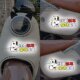 Pay attention to braking and keep distance between cars reflective stickers