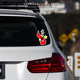 Love me Chinese creative reflective stickers