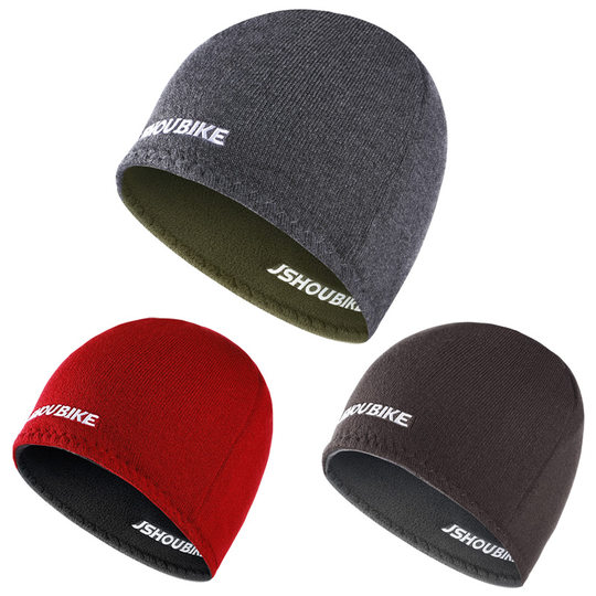 Double-sided fleece autumn and winter thickened sports cycling hat