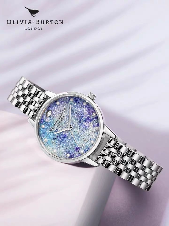 OliviaBurton手表女轻奢小众海洋满天星正品名牌女生礼物OB女表 - 图1