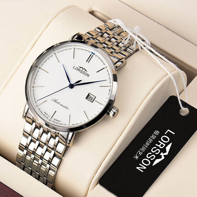 罗臣lorsson男士原装进口+机械表 lorsson欧美腕表