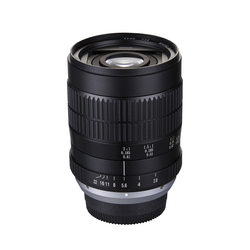 老蛙 60mm F2.8两倍放大半画幅微距镜头 EF尼康F索尼E A宾得-图0