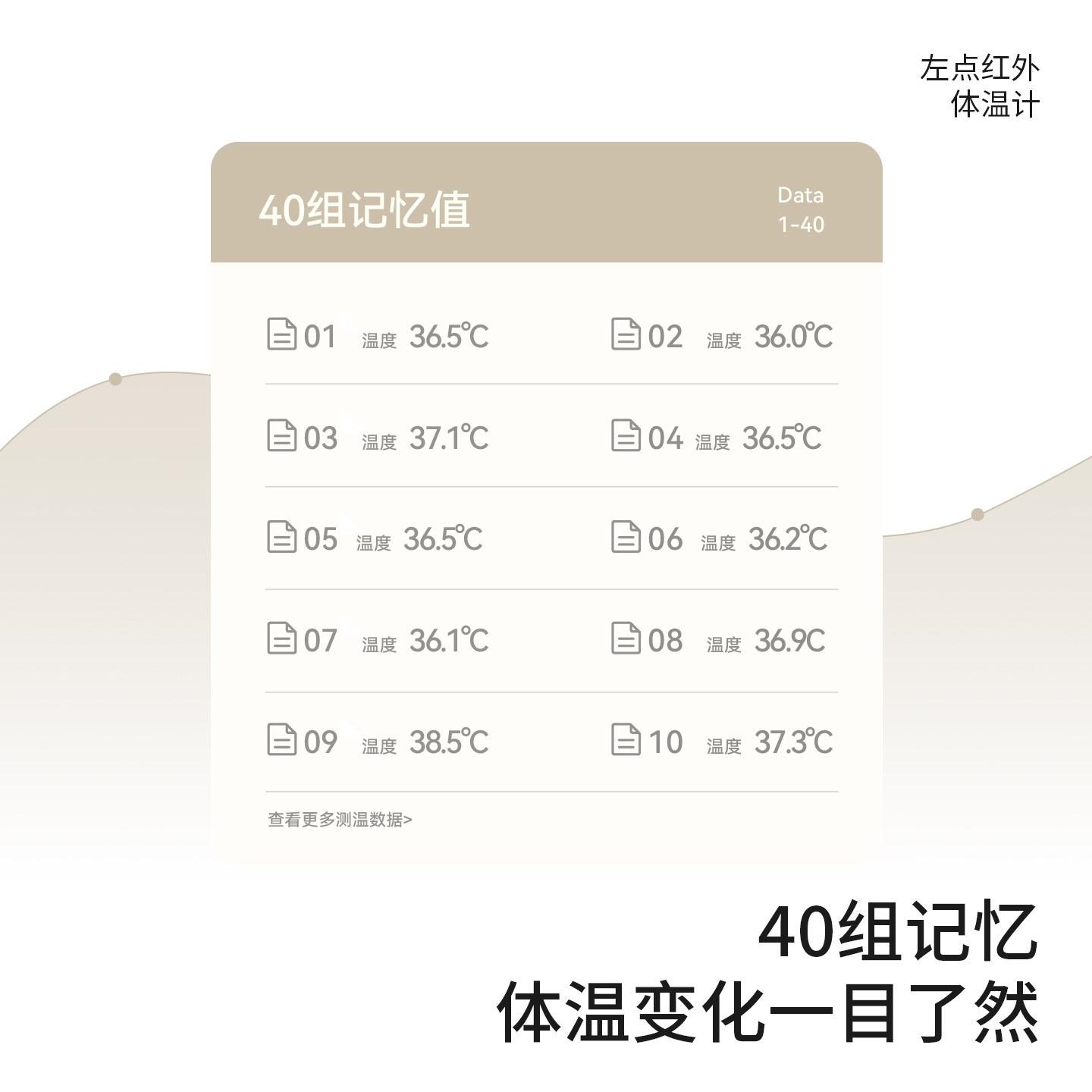 【李佳琦直播间】zdeer左点体温计医用级家用儿童测温度计耳温枪