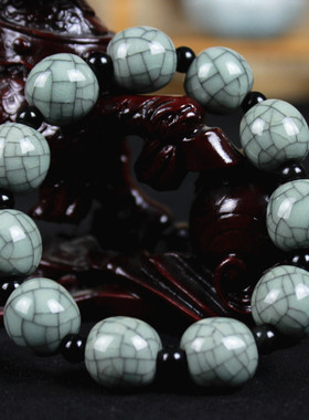 韩版纯银民族风生日礼物佛珠手链