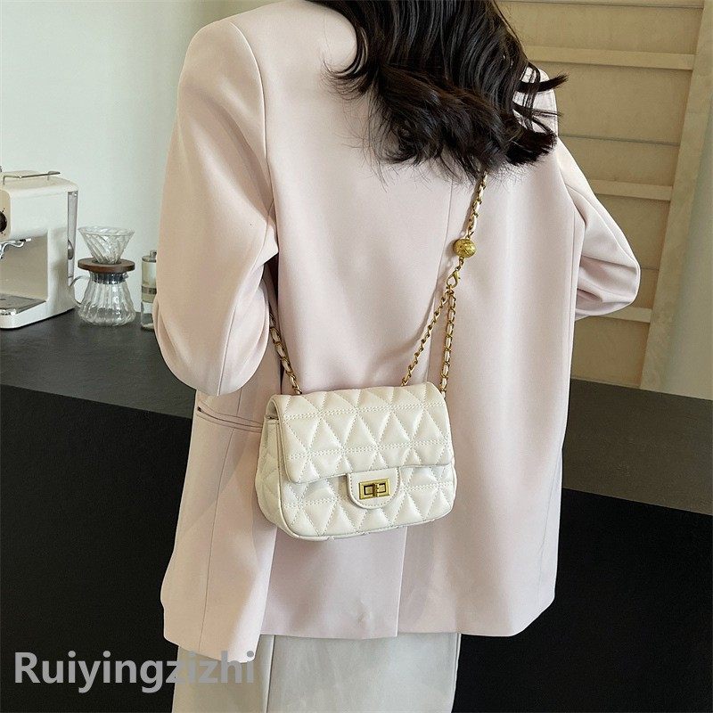 进口菱格链条小包包女韩版单肩包时尚小香风斜挎小方包,淘宝优惠券,粉丝福利购,淘宝优惠卷