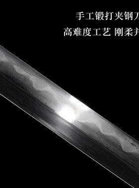 龙泉古越剑铺素影唐刀夹钢唐横刀手工刀剑传统长刀收藏送礼未开刃