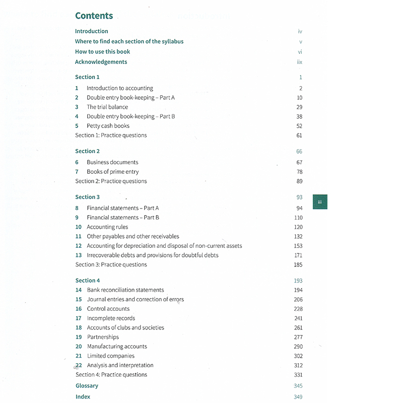 正版现货包邮英国剑桥大学出版社Cambridge IGCSE ® and O Level Accounting Coursebook 原版第二版会计学生用书剑桥成人 高教书 - 图1