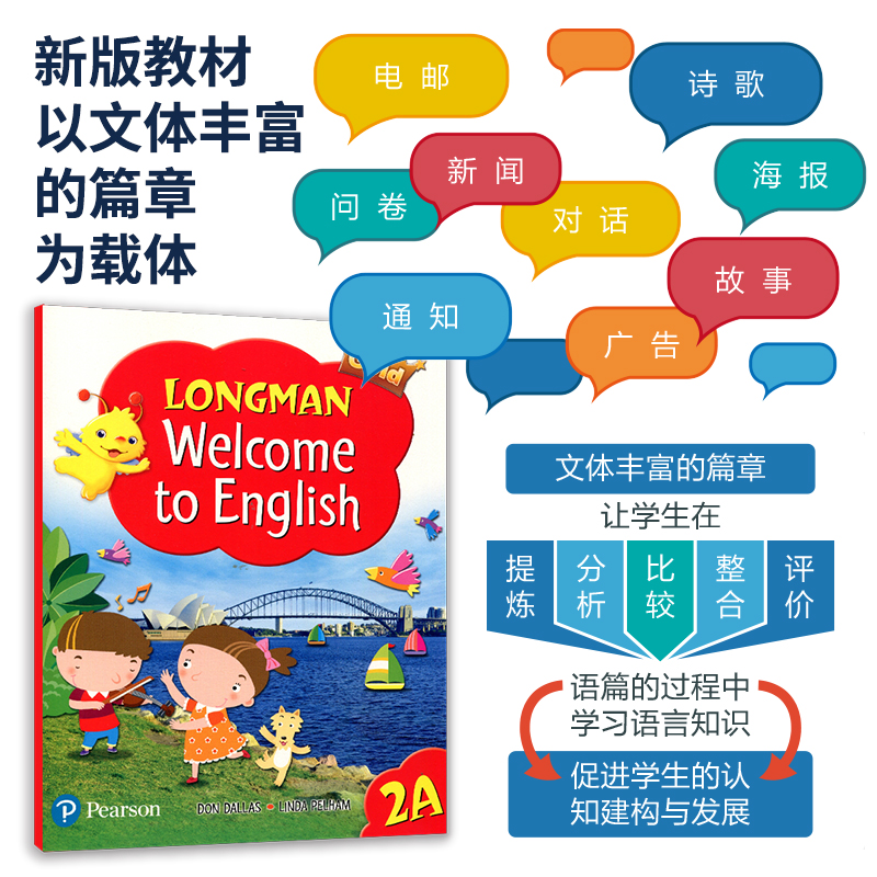 正版香港朗文培生出版社小学英语教材 welcome to English 2A gold新版语法练习册Grammar Practice 二年级上学期英语强化语法练习 - 图2