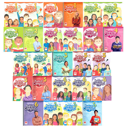 现货包邮英国原版进口麦克米伦Macmillan7-12岁少儿小学英语教材Happy campers 1-6级别 学生用书小学英语教材赠学习资源 在家自学 - 图0