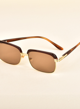 晶工匠男士中老年眉毛太阳眼镜