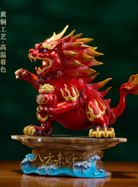 古法铸铜貔貅《威震山河》